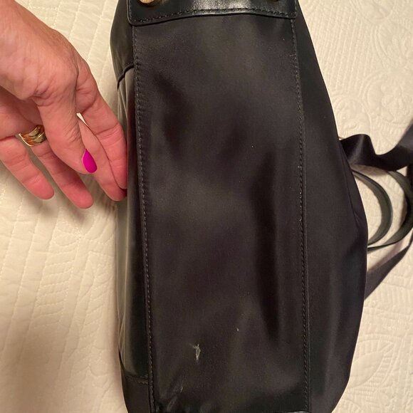 MK nylon convertible crossbody leather pocket - Picture 3 of 10